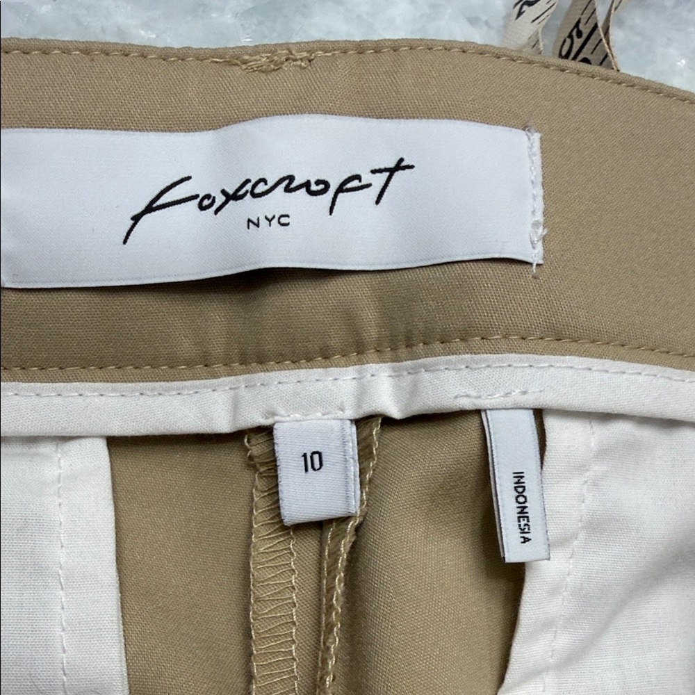 Foxcroft Womens Khaki Chinos